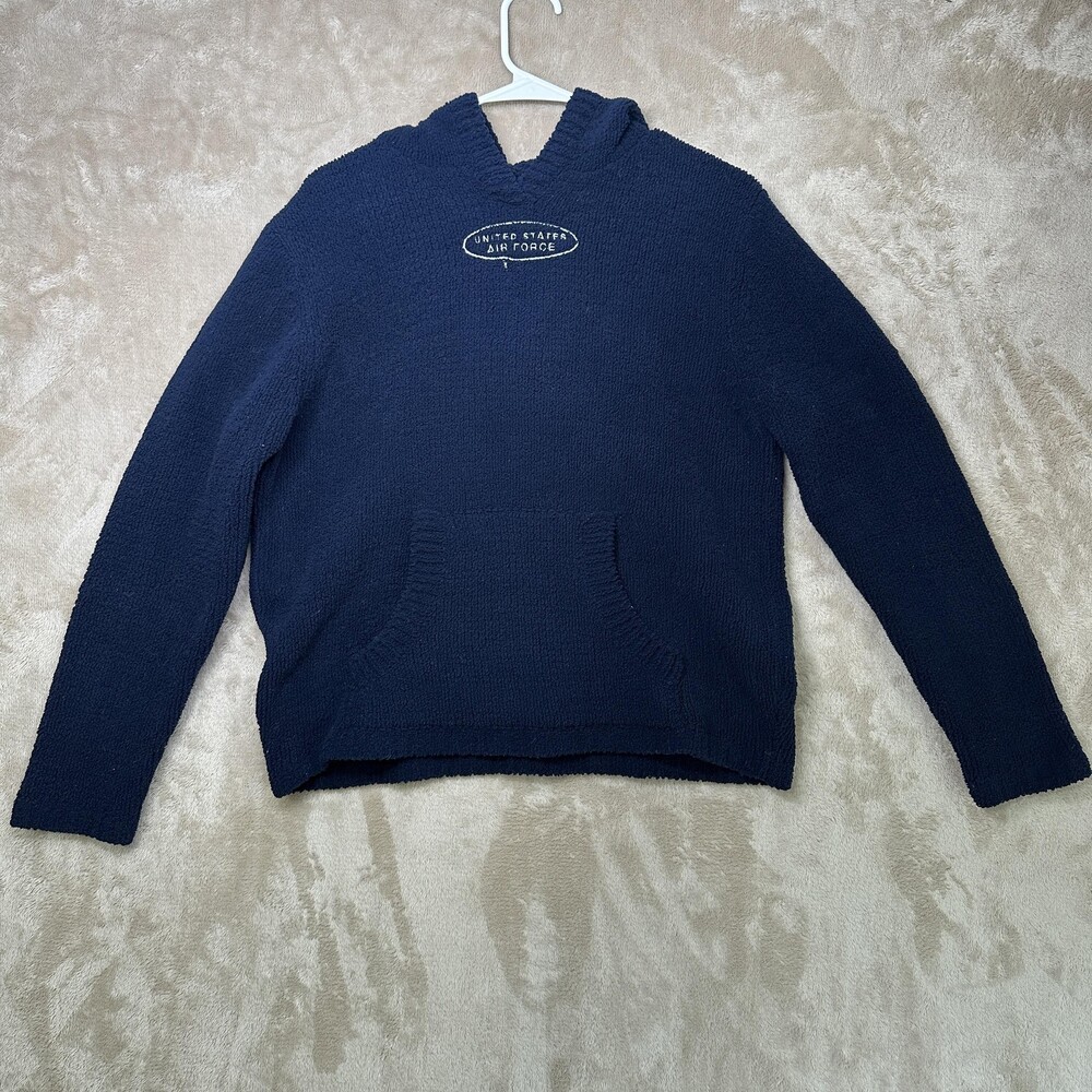 Oarsman 913 Sweater Hoodie Mens Small Blue United States Air Force Pullover